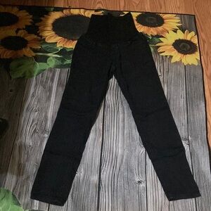 1822 Denim Classic Black Maternity Trousers